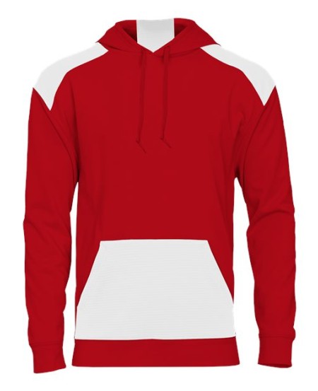 Badger 1440  Breakout Performance Fleece Hooded Sweatshirt for Activewear