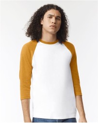 American Apparel 2003CVC CVC Three-Quarter Sleeve Tee