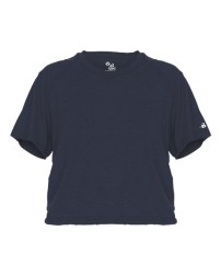 Badger Women s TriBlend Crop TShirt 4963 Crop TriBlend TShirt for Women