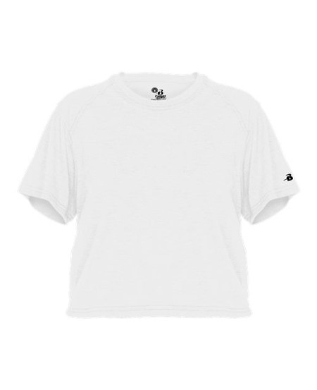 Badger Women s TriBlend Crop TShirt 4963 Crop TriBlend TShirt for Women
