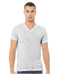 BELLA + CANVAS 3655 Textured Jersey V-Neck Tee