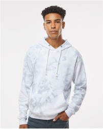 J. America 8861 Tie-Dyed Fleece Hooded Sweatshirt