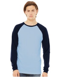 BELLA + CANVAS 3000 Long Sleeve Jersey Baseball Tee