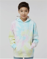 Independent Trading Co. PRM1500TD Youth Midweight Tie-Dyed Hooded Sweatshirt