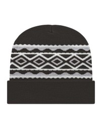 CAP AMERICA RKD12 USA- Made Diamond Cuffed Beanie