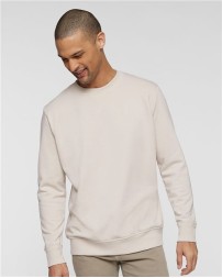 LAT 6935 Vintage Wash Fleece Crewneck Sweatshirt