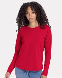 Next Level 3911 Women's Cotton Relaxed Long Sleeve T-Shirt