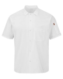 Chef Designs 502X Mimix™ Short Sleeve Cook Shirt with OilBlok