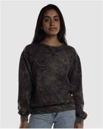 Dyenomite 845MW Premium Fleece Mineral Wash Crewneck Sweatshirt