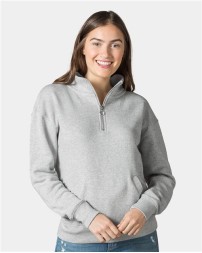 MV Sport W20189 Women's Cloud Fleece Quarter-Zip Sweatshirt