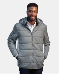 Nautica N17186 Nautical Mile Hooded Puffer Jacket