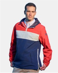 Nautica N17174 Windward Anorak Hooded Quarter-Zip Jacket