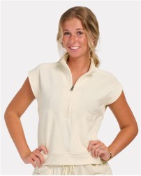 Boxercraft BW2407 Women's French Terry Half Zip