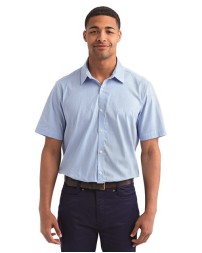 Artisan Collection by Reprime RP221 Microcheck Gingham Cotton Shirt