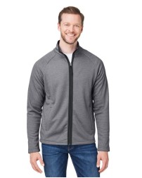 CORE365 CE72 Venture Heathered Stripe Full-Zip