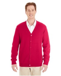 Harriton M425 Pilbloc™ V-Neck Button Cardigan Sweater