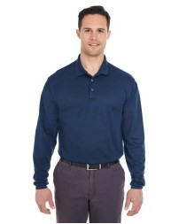 UltraClub 8210LS Cool & Dry Long Sleeve Mesh Piqué Polo