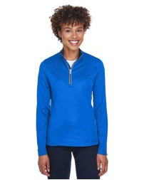 UltraClub 8230L Women's Cool & Dry Sport Quarter-Zip Pullover