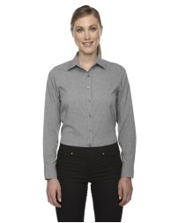 North End 78802 Women's Melange Performance Shirt
