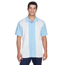 Harriton M575 Two-Tone Camp Shirt