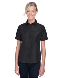 Harriton M580W Women's Key West Short Sleeve Performance Staff Shirt