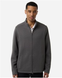 Devon  Jones DG740 Men's Berkley Textured Full-Zip Jacket
