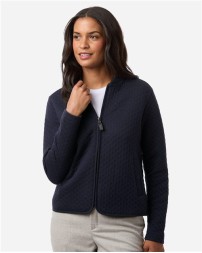 Devon  Jones DG740W Women's Berkeley Textured Full-Zip Jacket