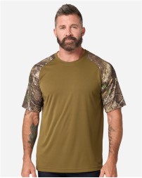 RealTree RT2103 Unisex Realtree Performance Colorblock T-Shirt