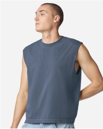 American Apparel 207GD Unisex Heavyweight Cotton Garment-Dyed Mid-Length Muscle Tee