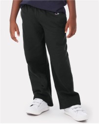 Champion P890 Powerblend® Youth Open-Bottom Sweatpants with Pockets