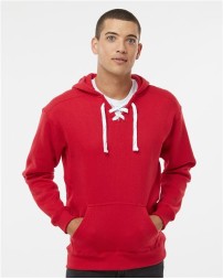 J. America 8830 Sport Lace Hooded Sweatshirt