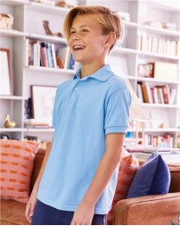 Hanes 054Y Youth Ecosmart® Jersey Polo