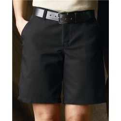 Red Kap PT27 Women's Plain Front Shorts, 8 Inch Inseam