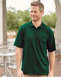 JERZEES 436MPR SpotShield® 50/50 Polo with Pocket