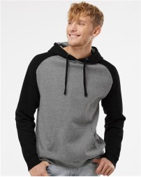 Independent Trading Co. IND40RP Raglan Hooded Sweatshirt