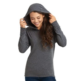 Next Level 6021 Triblend Hooded Long Sleeve Pullover