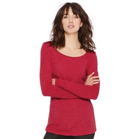 Next Level 6731 Women’s Triblend Scoop Neck Long Sleeve T-Shirt