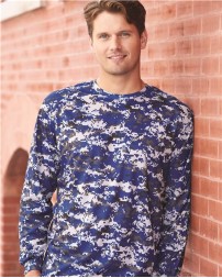 Badger 4184 Digital Camo Long Sleeve T-Shirt