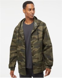 Independent Trading Co. EXP95NB Water-Resistant Hooded Windbreaker