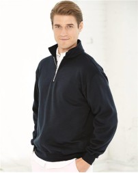 Bayside 920 USA-Made Quarter-Zip Pullover Sweatshirt