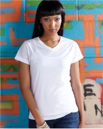 SubliVie 1507 Women's Polyester Sublimation V-Neck Tee