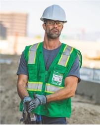 Kishigo B100-111 EV Series® Enhanced Visibility Multi-Pocket Mesh Vest