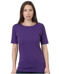 Bayside 3300 Women's USA-Made Scoop Neck T-Shirt