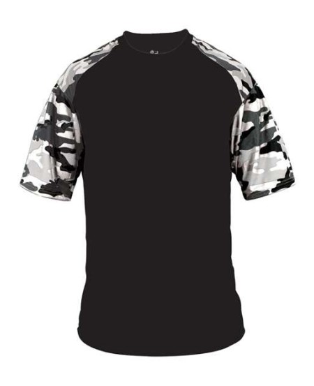 Badger 2141  Youth Camo Sport TShirt for Activewear   Sports
