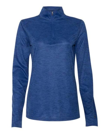Badger Women s Tonal Blend QuarterZip Pullover 4173 Stylish QuarterZip Pullover for Women
