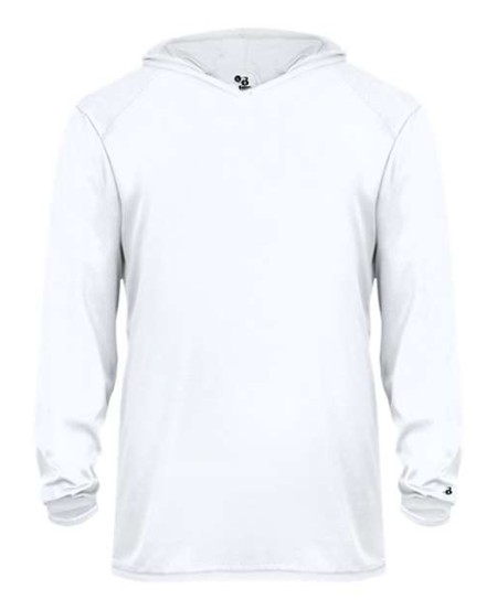Badger 2105  Youth BCore Long Sleeve Hooded TShirt for Sports