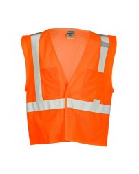 Kishigo 1083-1084 4 Pocket Hook-and-Loop Mesh Vest