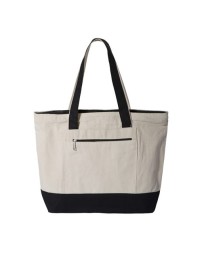 Q-Tees Q1300 19L Zippered Tote