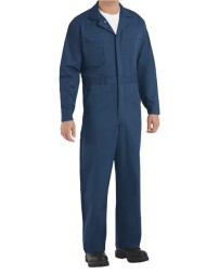 Red Kap CC16EXT Button-Front Cotton Coverall Additional Sizes