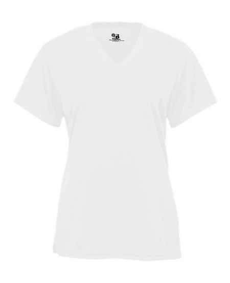 Badger Women s Triblend Performance VNeck Short Sleeve TShirt 4962 VNeck Triblend TShirt for Women